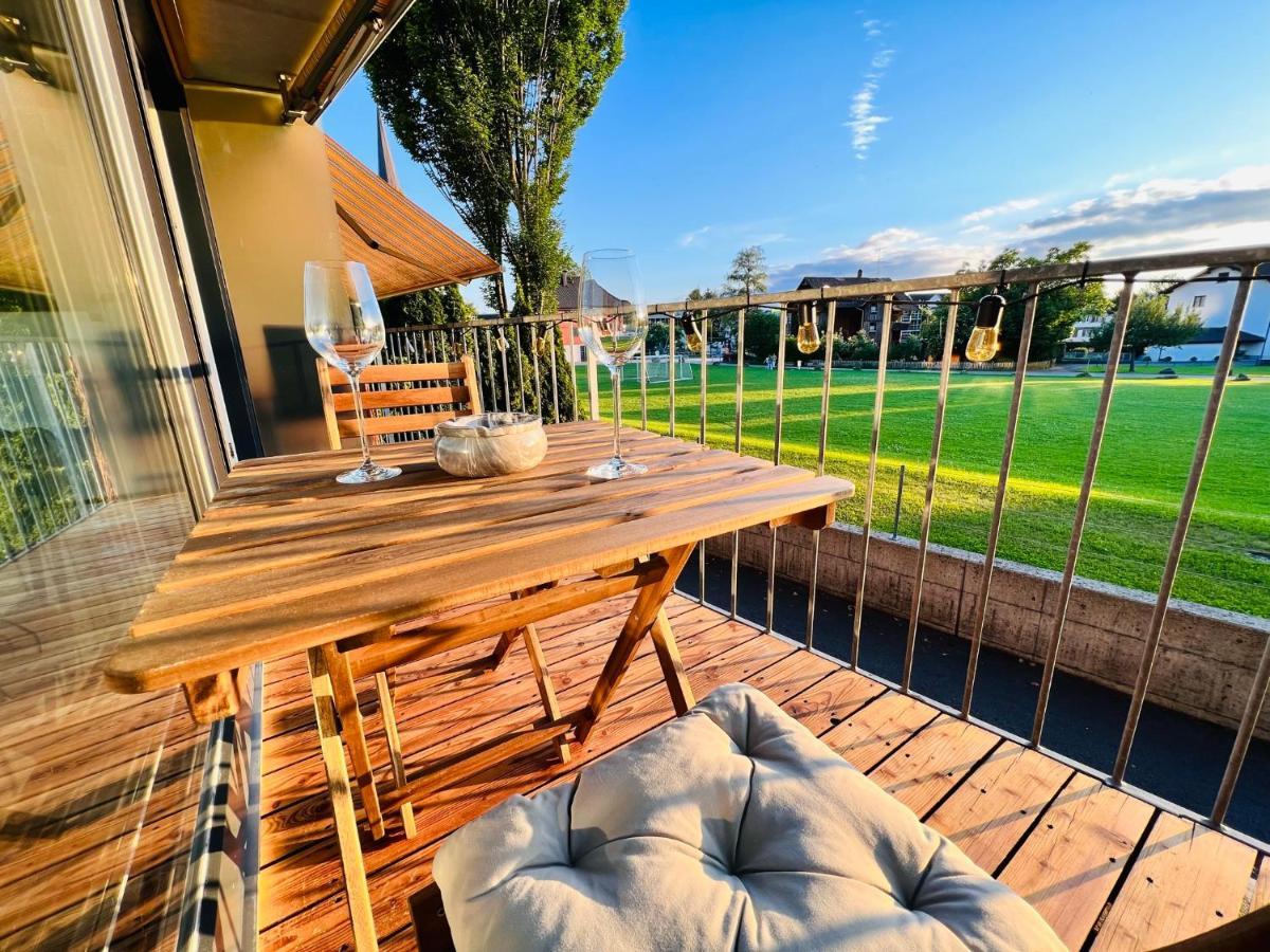 Flair Apartments Vorarlberg - Stilvolles Wohnen Nahe Bodensee & Alpen - Kueche, Balkon & Gratis Parkplatz بريجنتس المظهر الخارجي الصورة