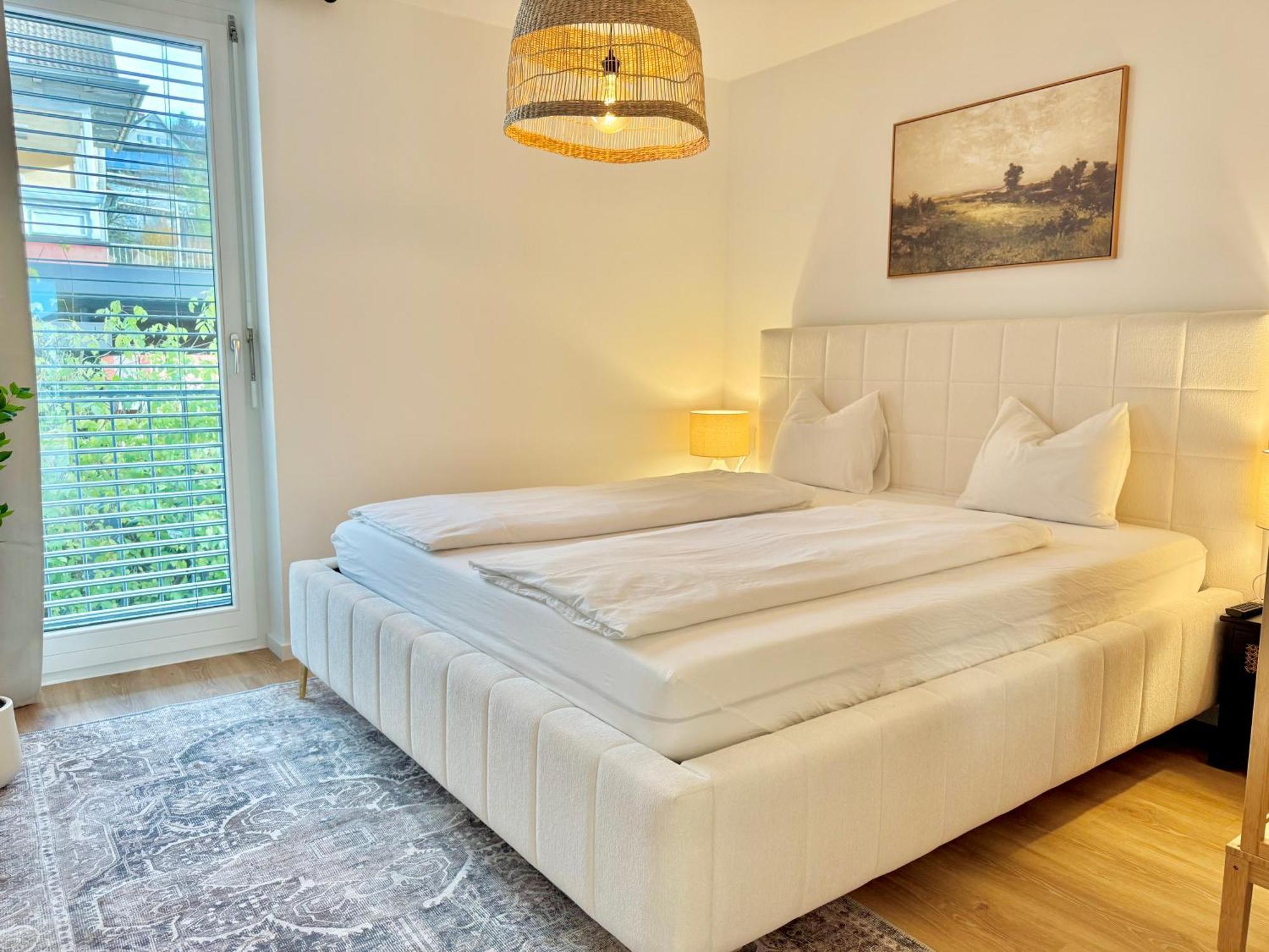 Flair Apartments Vorarlberg - Stilvolles Wohnen Nahe Bodensee & Alpen - Kueche, Balkon & Gratis Parkplatz بريجنتس المظهر الخارجي الصورة